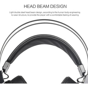 Headphone Gamer With Microphone LED Light